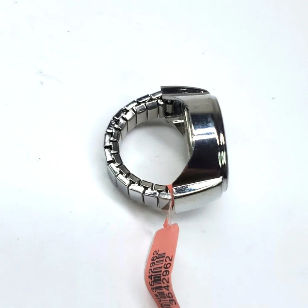Strada Austrian Crystal Japanese Movement Leopard Ring Watch Stainless Steel